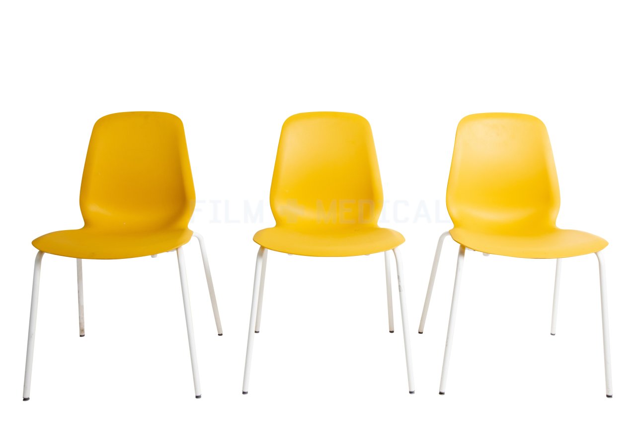 Waiting Room Chairs (Priced Individually) Yellow FILM MEDICAL